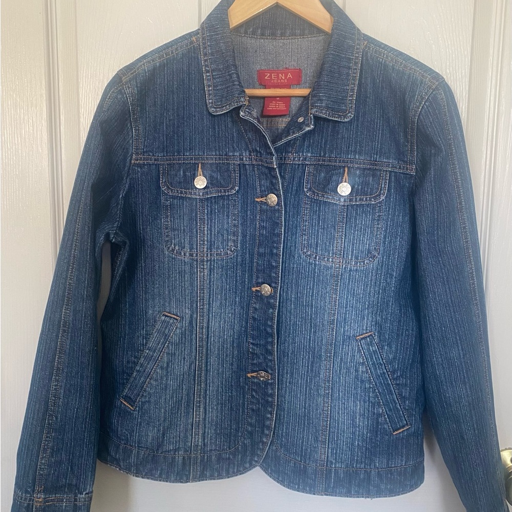 Zena Jeans Jean Jacket size Medium